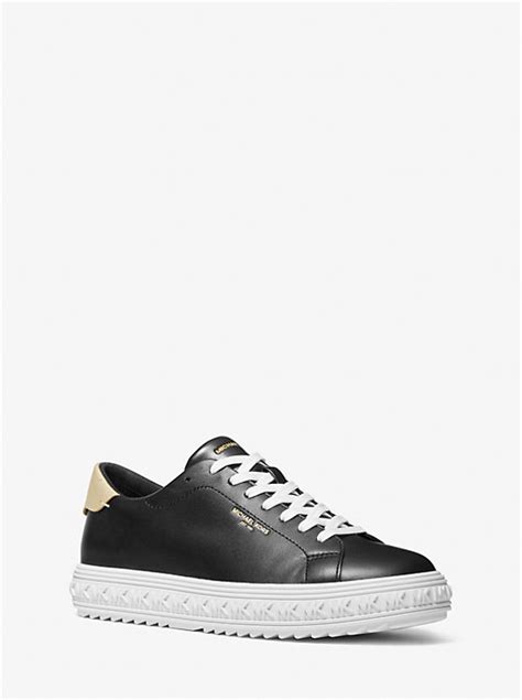 michael kors grove leather sneaker|Michael Kors sneakers and prices.